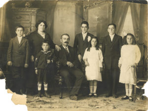 Damaged Antique Family Photo